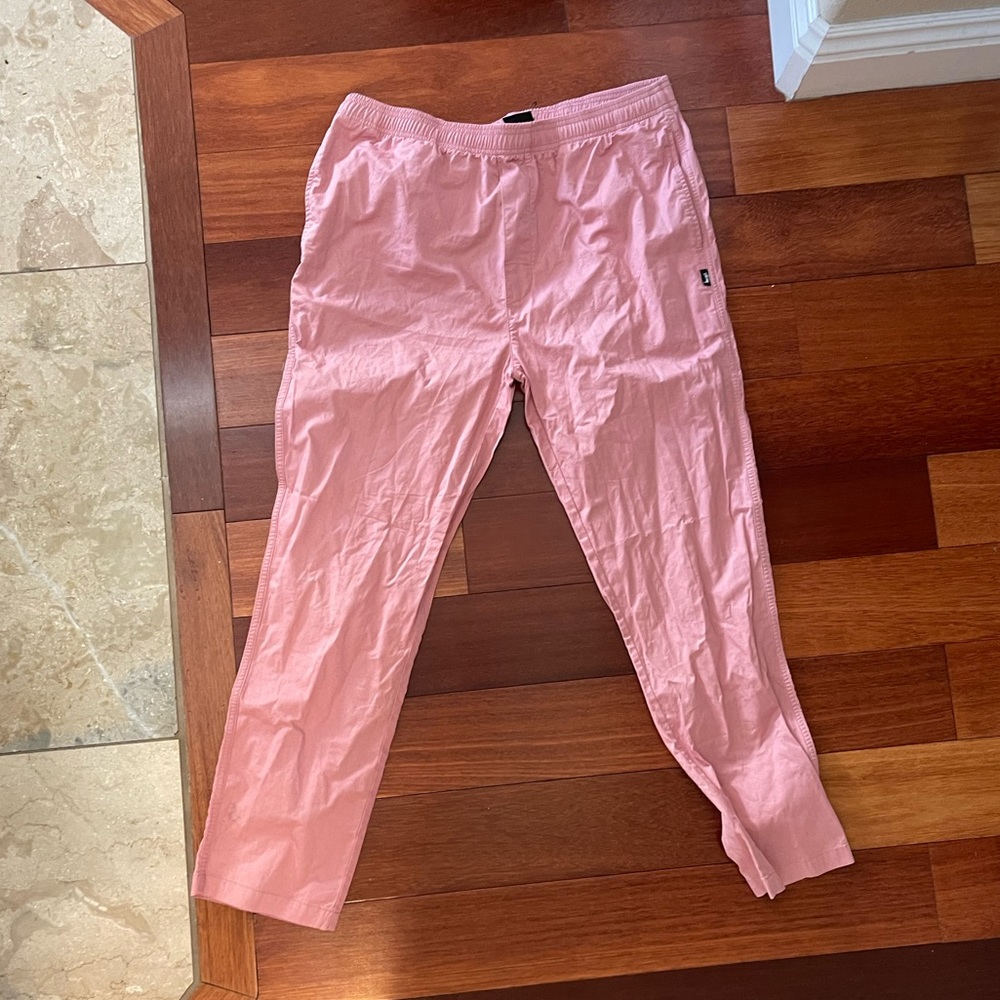 Stussy Large Pink Drawstring Pants